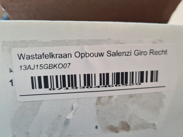 Salenzi Wastafelkraan 16 x 12 cm geborsteld koper - Afbeelding 4