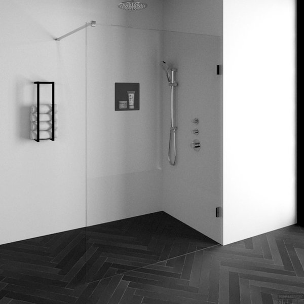 Inloopdouche Compleet Just Creating Profielloos 140 cm Chroom