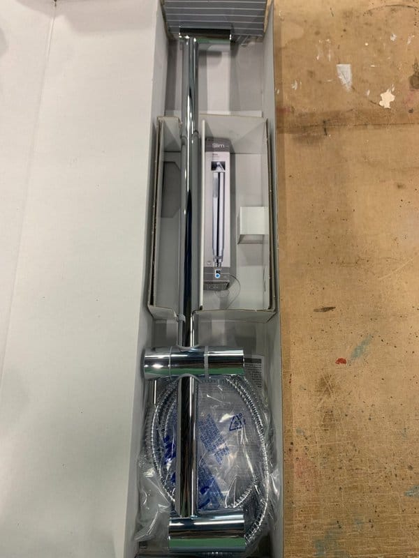 Bossini glijstang 70 cm met staafdouche chroom - Afbeelding 3