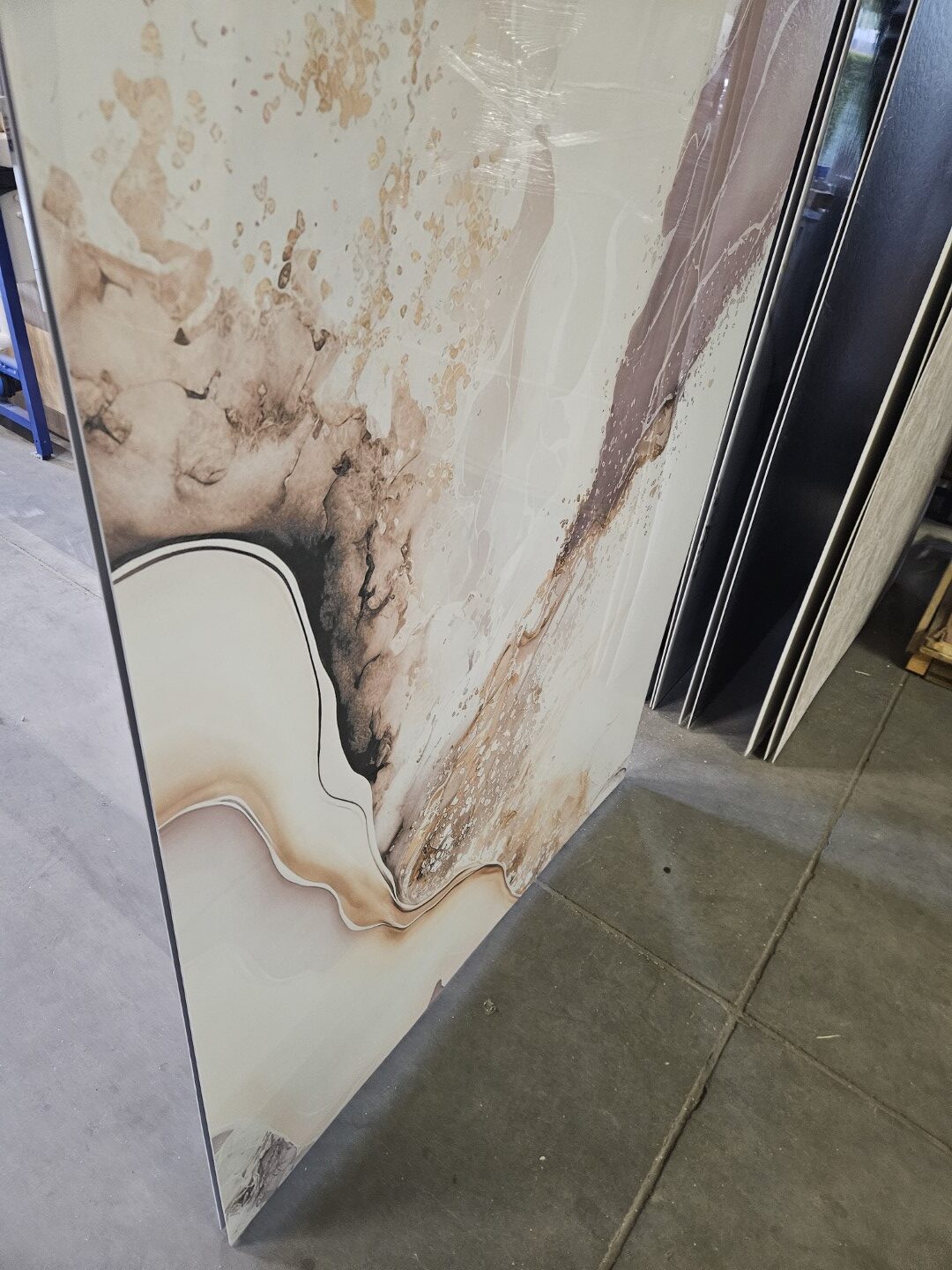 PVC marmerlook wandpaneel 07 122 x 280 cm dikte 3 mm - Afbeelding 2