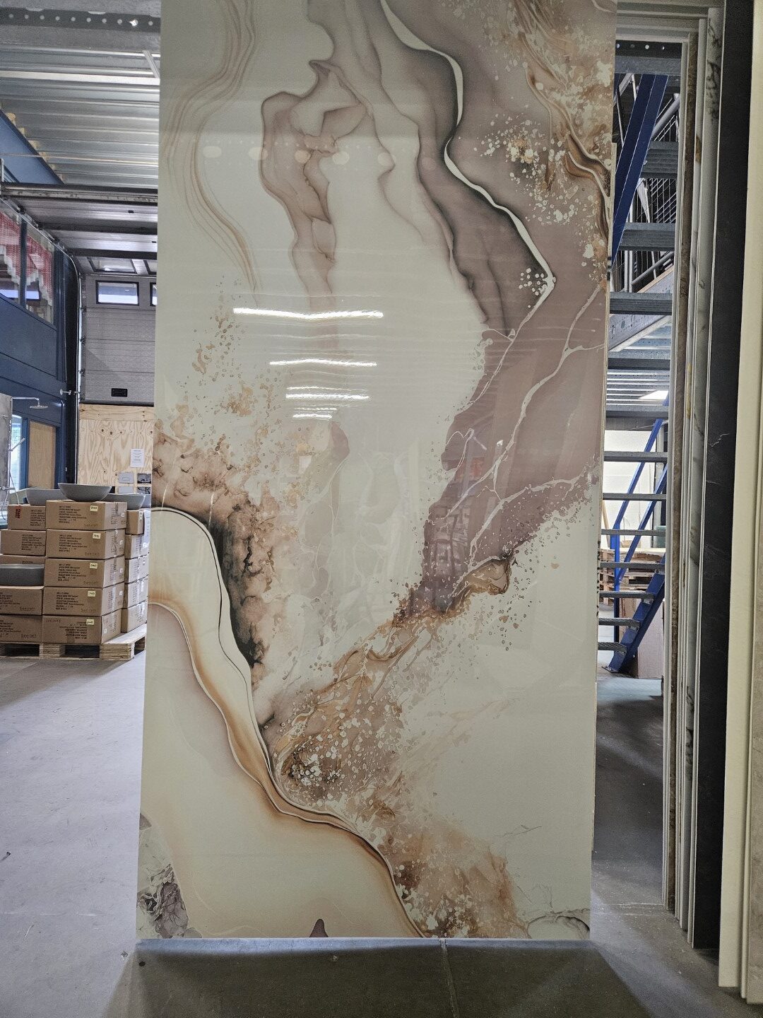 PVC marmerlook wandpaneel 07 122 x 280 cm dikte 3 mm