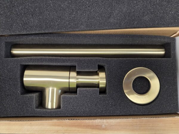 Wiesbaden Universele Sifon Star Laag Geborsteld Messing 5/4" x 32 mm - 33.5416