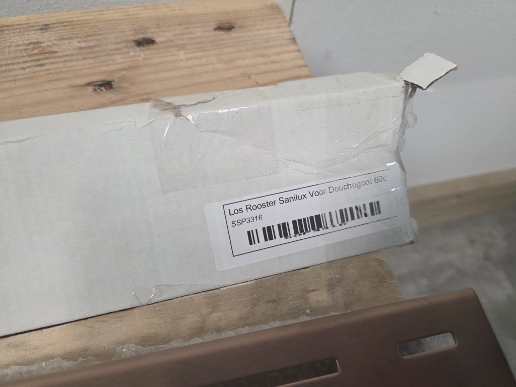 Los Rooster Sanilux Voor Douchegoot 60 cm Brons - Afbeelding 3